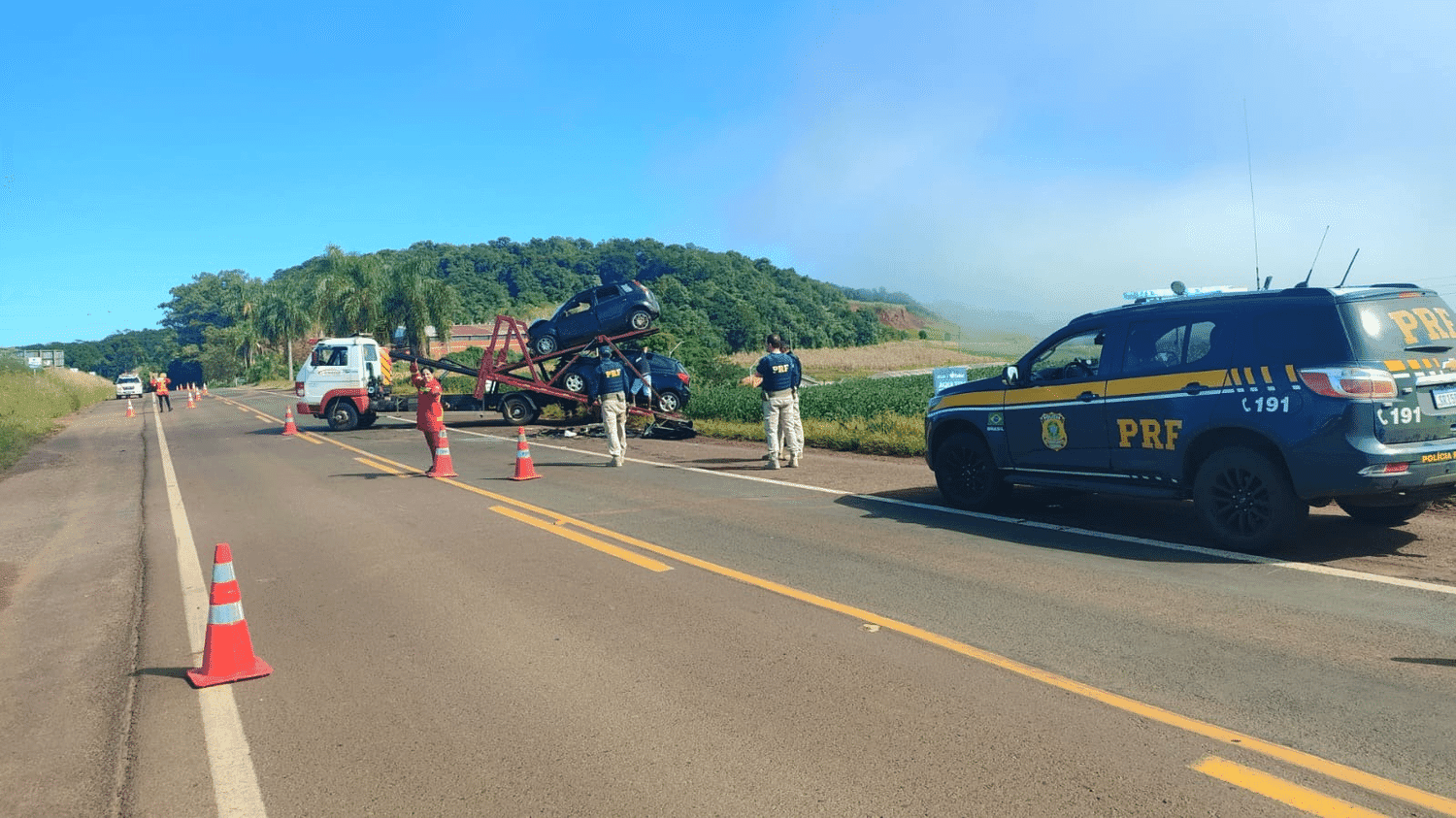 Homem de 34 anos morre em grave acidente na BR-480