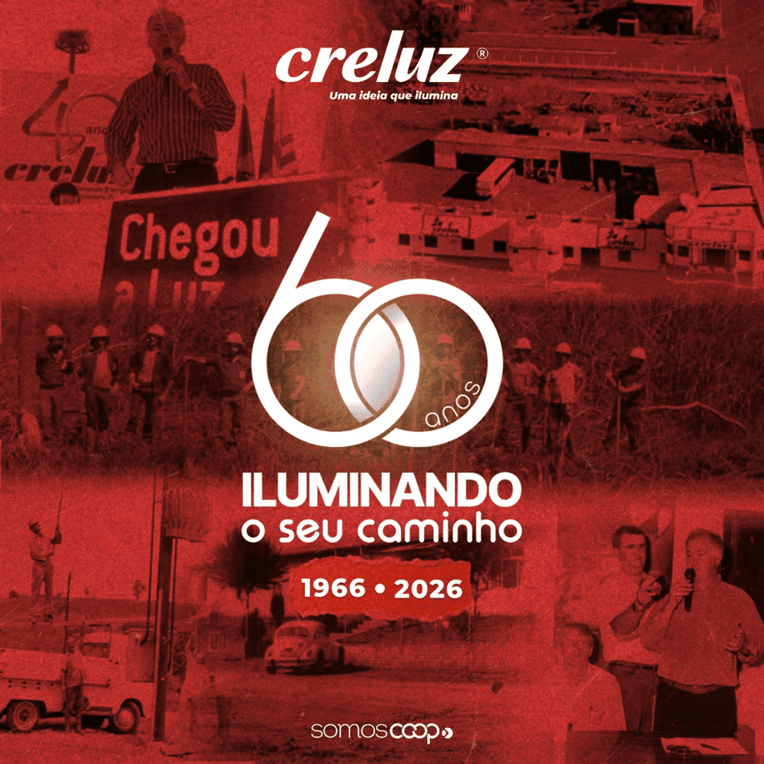 Creluz celebra 60 anos reafirmando seu propósito de seguir promovendo o desenvolvimento regional