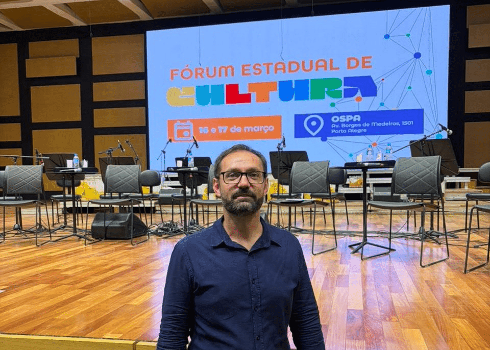 Diretor de Cultura de Rodeio Bonito participa de fórum estadual em Porto Alegre