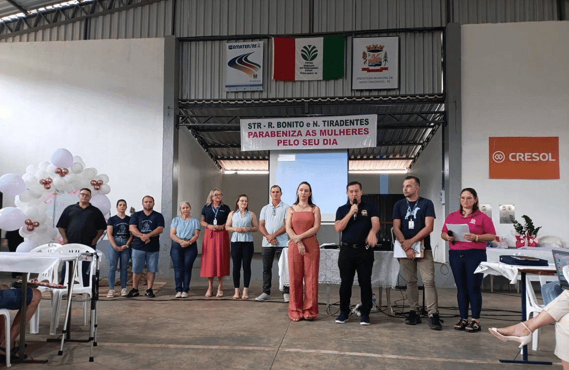 Encontro Intermunicipal de Mulheres reúne mais de 400 participantes de Rodeio Bonito e Novo Tiradentes
