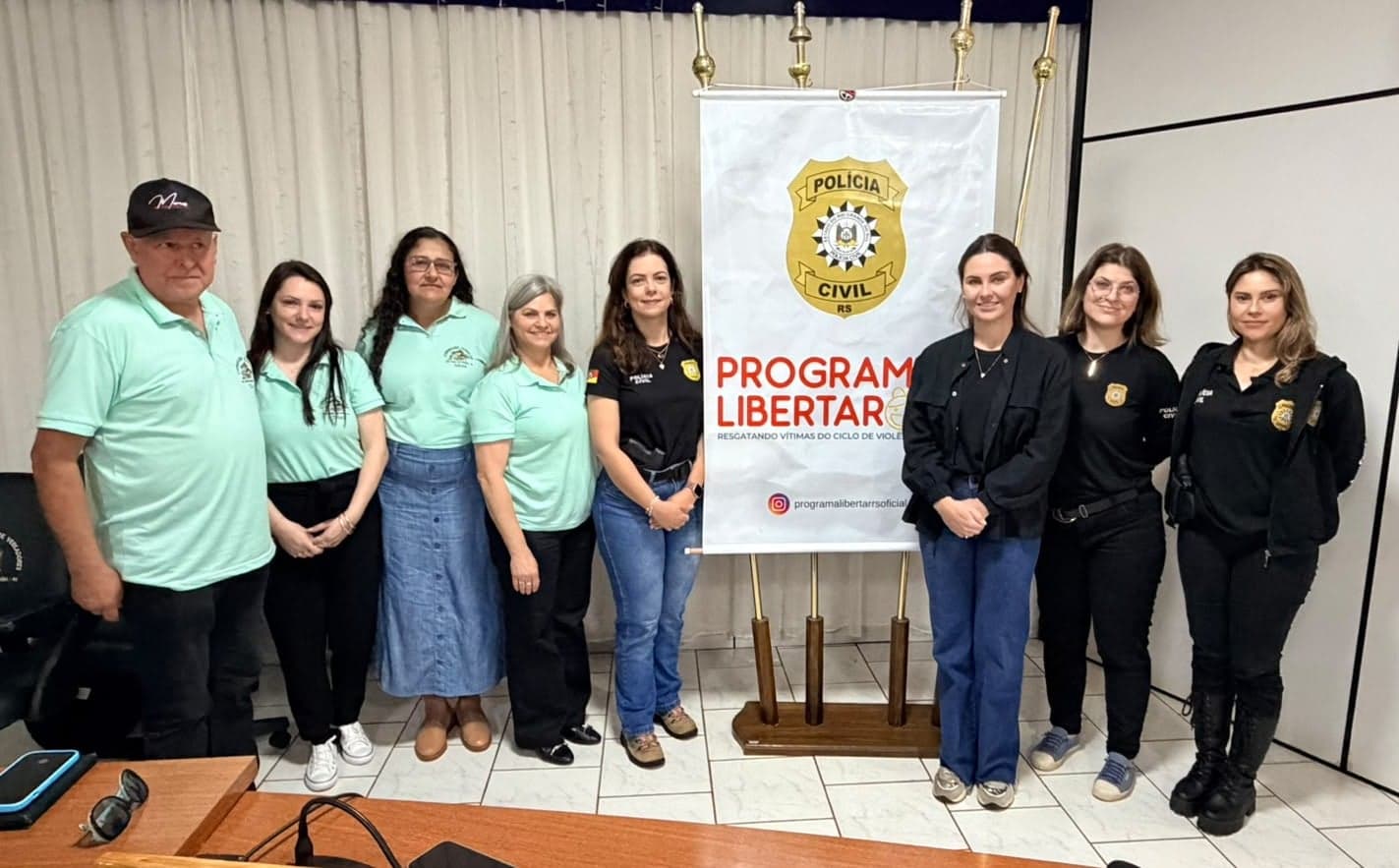 Polícia Civil apresenta Programa Libertar à rede de proteção de São Pedro das Missões