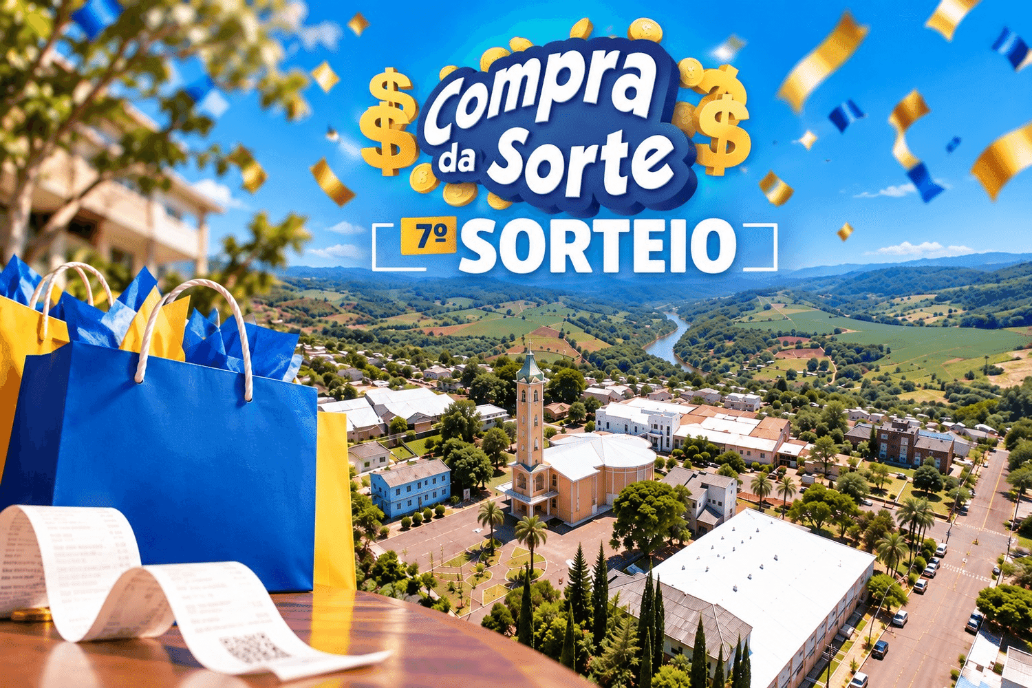 Sorteio especial da Compra da Sorte será realizado neste domingo em Rodeio Bonito 